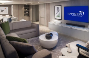 Temptation Cruise 2022 Penthouse Suite Living