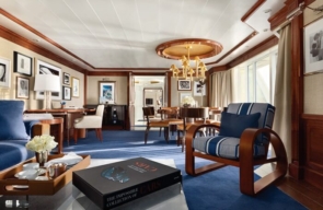 Desire Cruise Greece Turkey Owners Suite Living Veranda